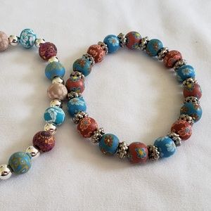 Vera Bradley Jewelry - Lot 2 Vera Bradley Viva Beads Stretch Bracelets Vera Bradley Jewelry - Lot 2 Vera Bradley Viva Beads Stretch Bracelets